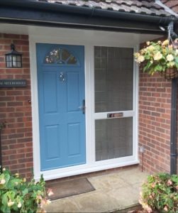 blue composite door 