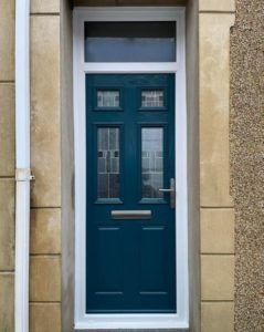 blue composite door