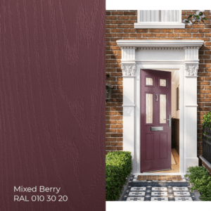 Red composite door