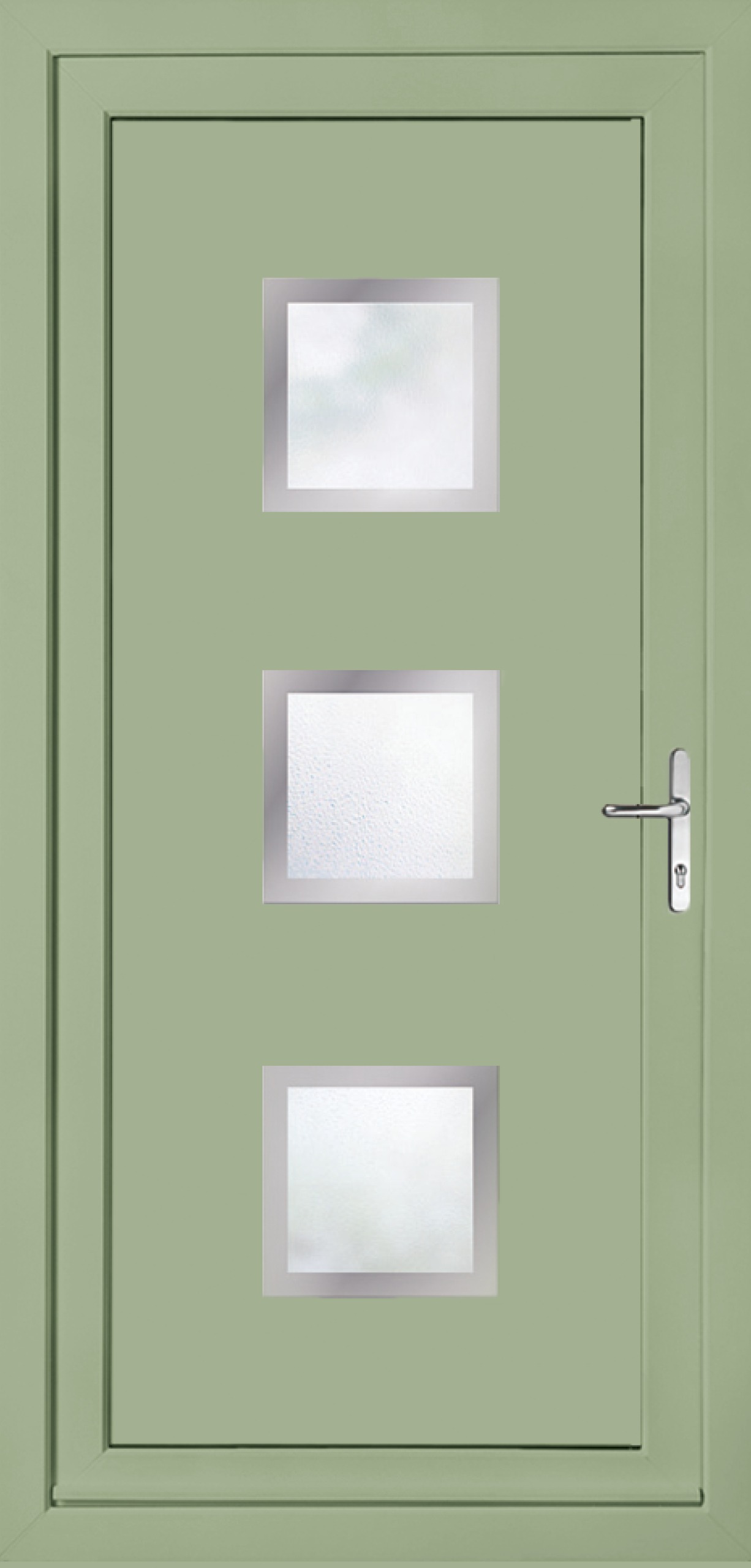 Modern 5013 - Modern UPVC Door Styles (Right)